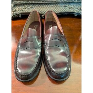 GH Bass Weejuns Mens 13 D Burgundy Leather Penny Loafers Oxblood 10949 Shoes
